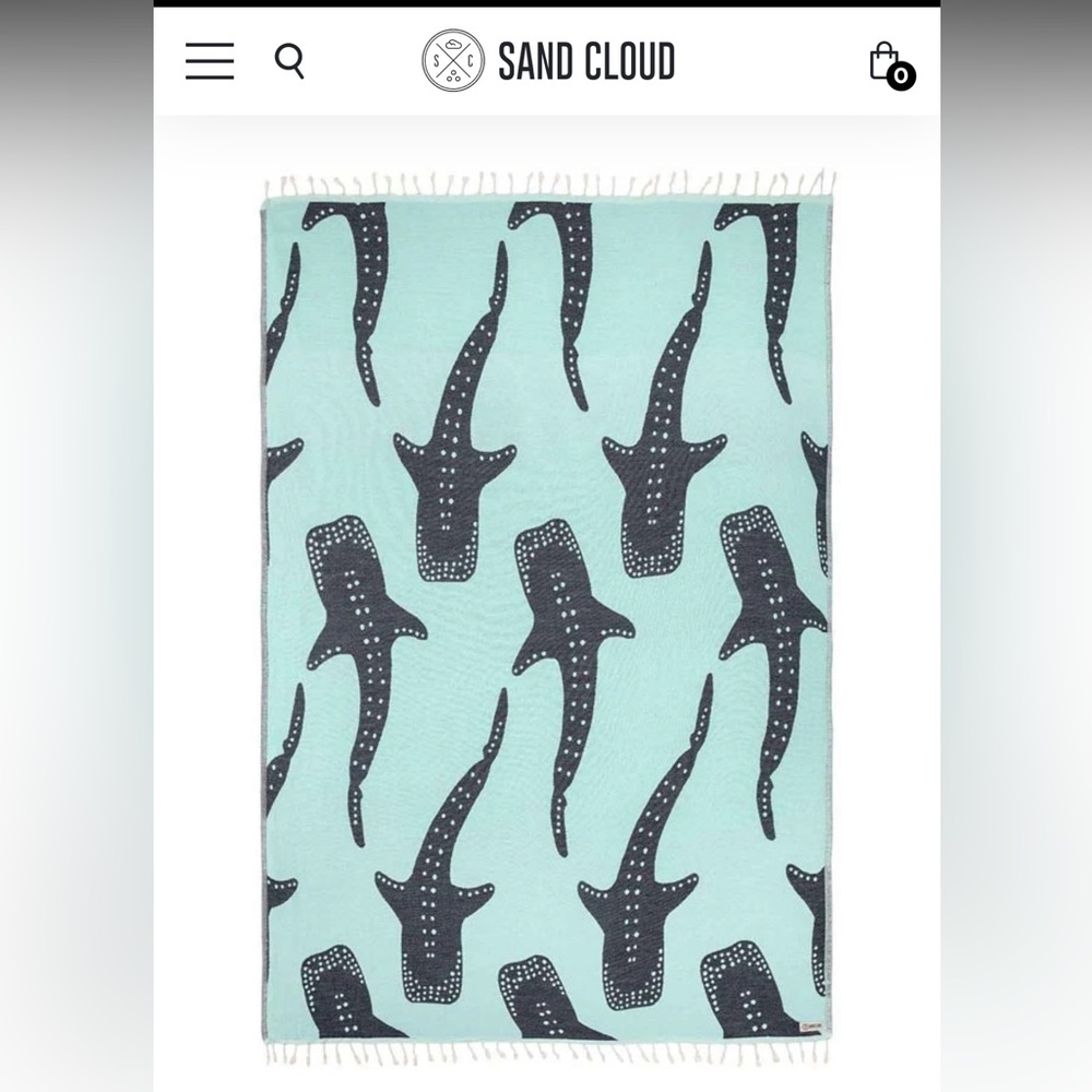 COPY - Sand Cloud Whale Shark Basking Blanket
